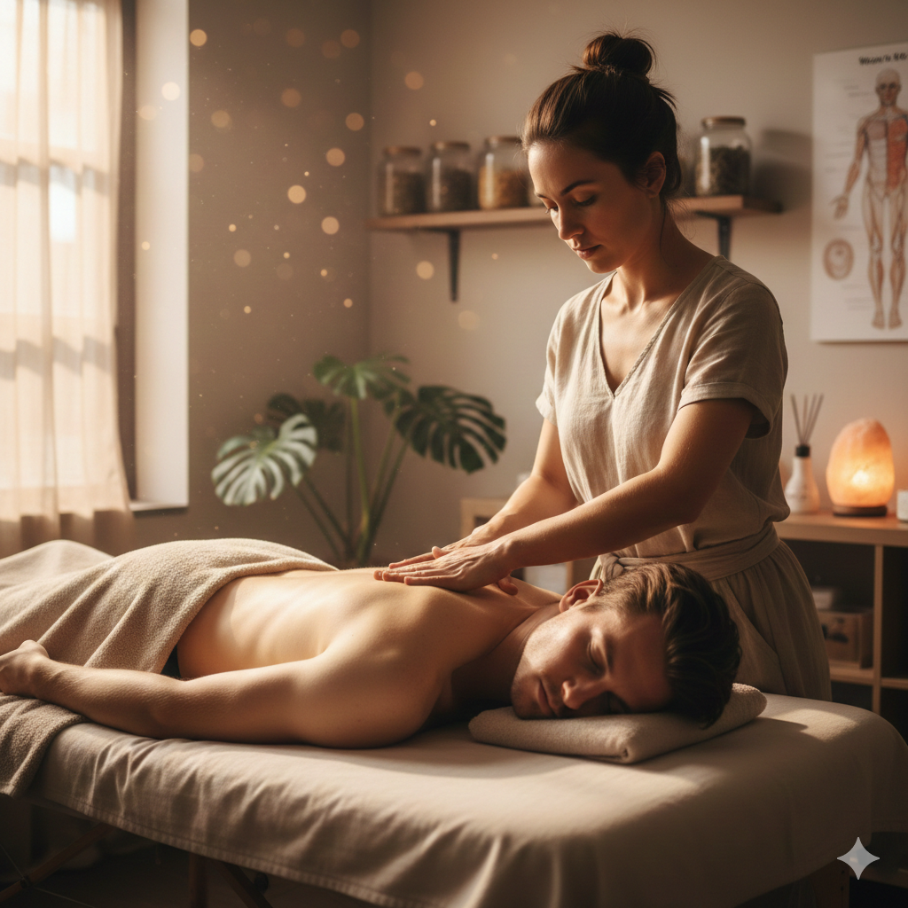 El masaje somático ayuda a liberar el estrés